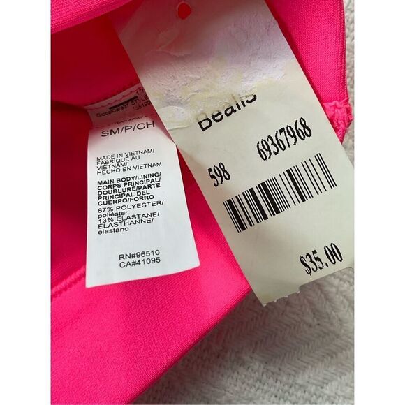 Under Armour Womens Small Strappy  Sports Bra Meteor Pink - Picture 5 of 7